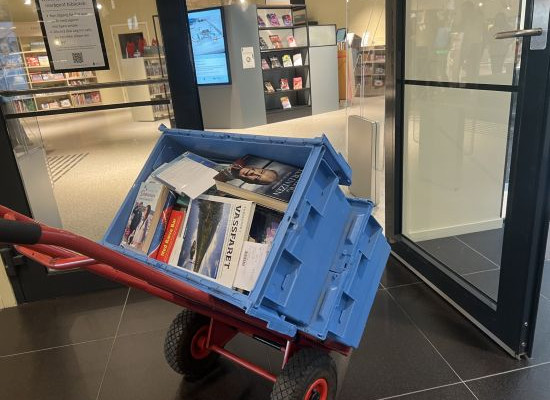 Illustrasjonsfoto fjernlån Halden bibliotek